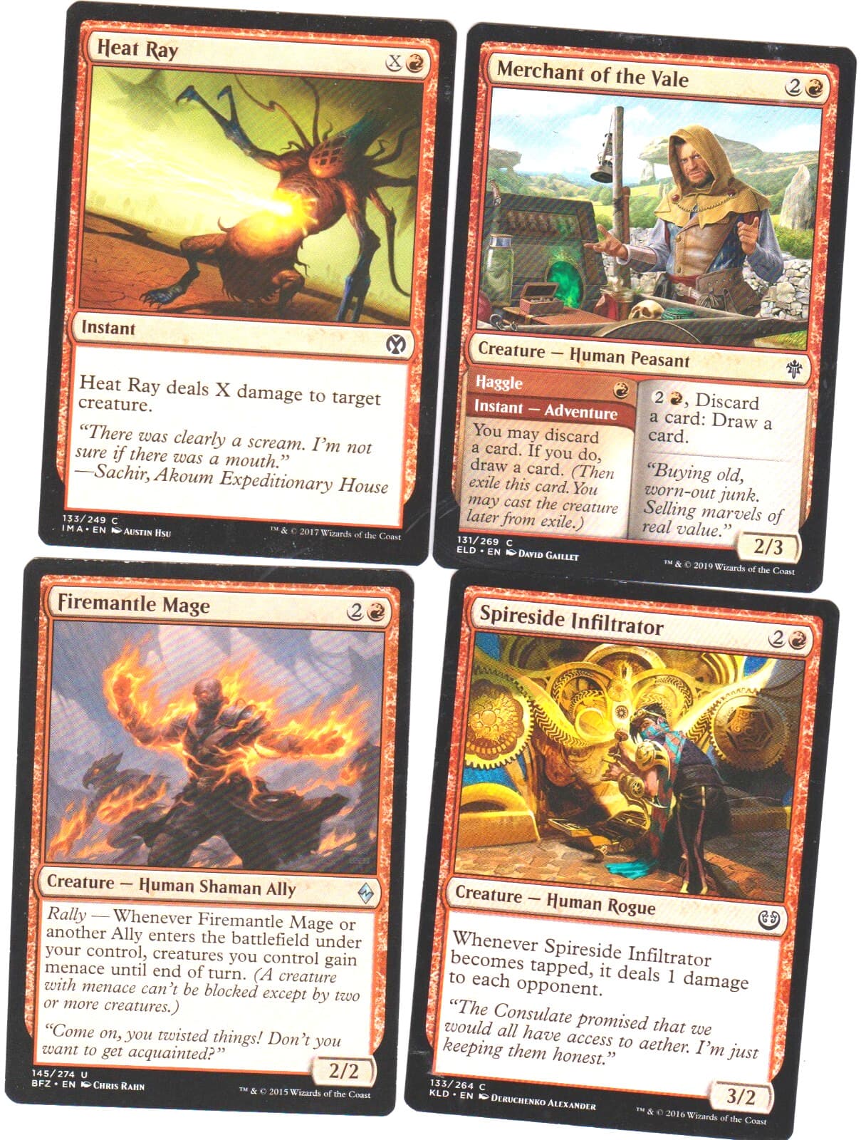 Listing photo for HUMAN ROGUE AND ALLIES RED DECK 40 CARDS N-MINT MTG MAGIC NEW M-47 SPECIAL DEAL