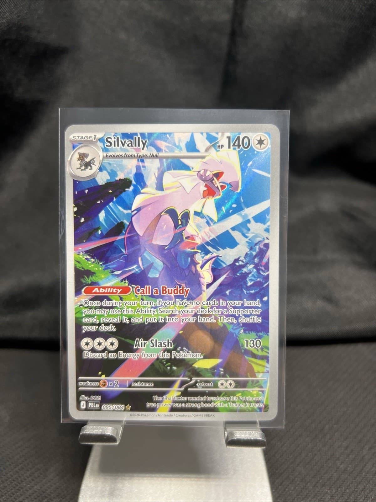 Listing photo for Silvally - 095/084 - Illustration Rare - Pitch Black - Pokemon Card Pack Fresh