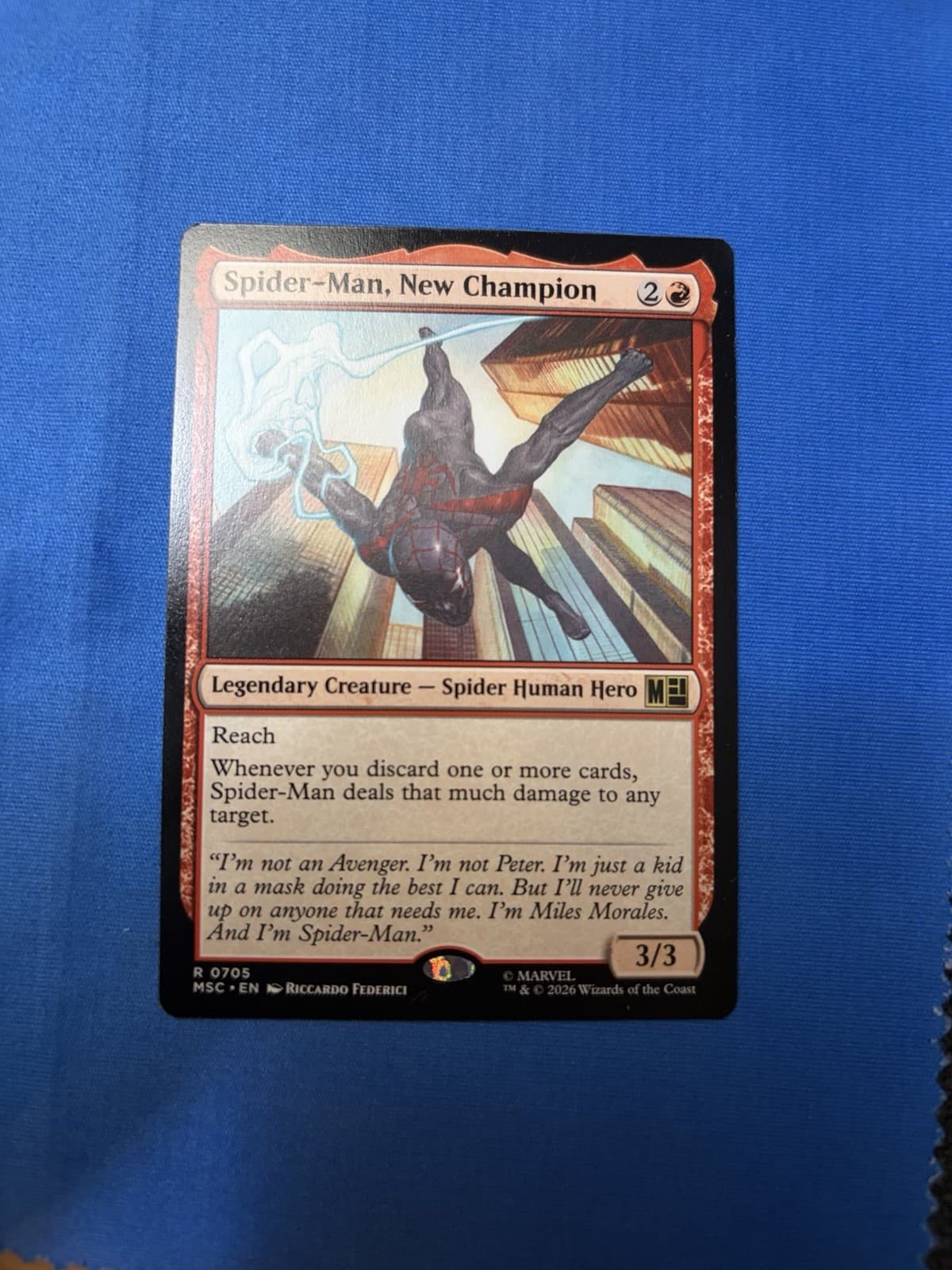Listing photo for ~ Spider-Man, New Champion ~ NM ~ Commander: Marvel Super Heroes ~ MTG ~