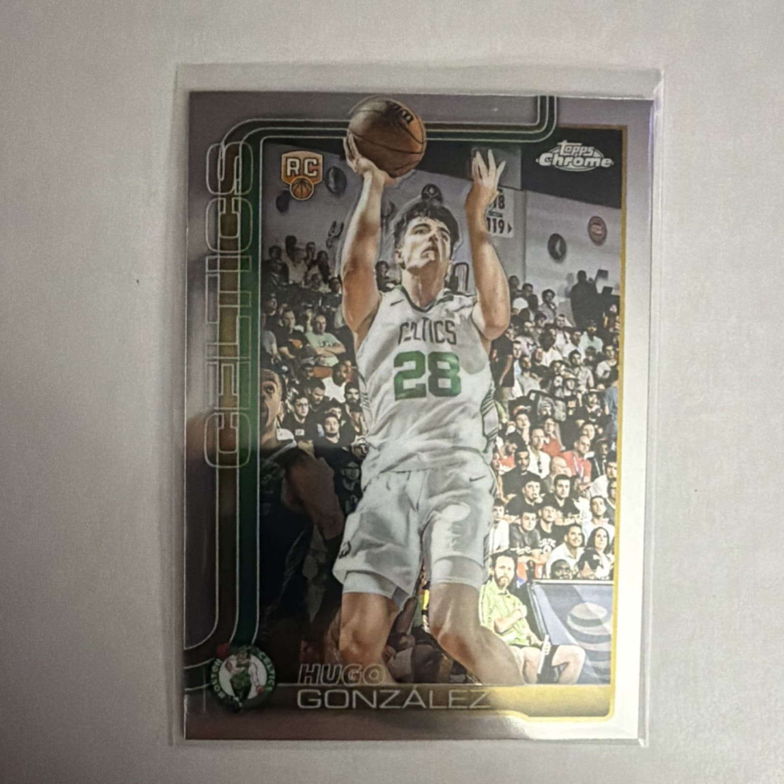 Listing photo for π₯Topps 2025-26 Chrome Hugo Gonzalez #278 Boston Celtics Rookie Card NBAπ₯
