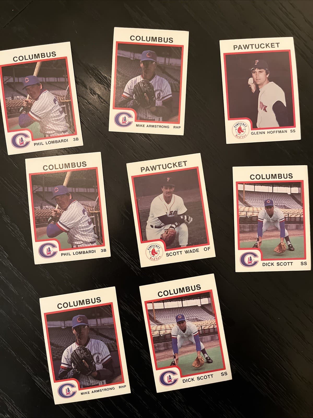 Listing photo for 8 Minor League Baseball Cards From 1987 Pawtucket And Columbus
