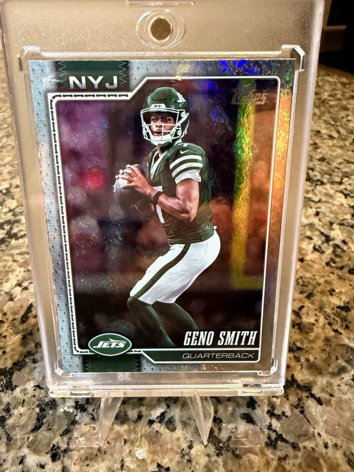 Listing photo for Topps 2025 FOIL Geno Smith New York Jets #121 NFL Football Card