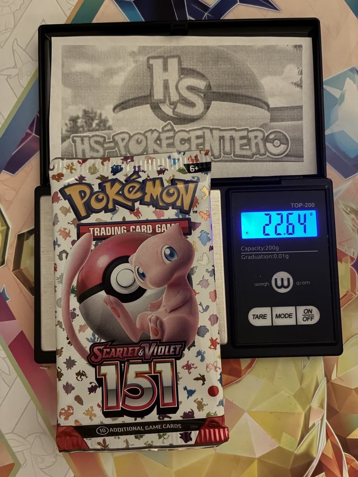 Listing photo for (HEAVY)🔥 22.64g Pokémon TCG Cards S&V 151 Booster Pack Sealed ✅