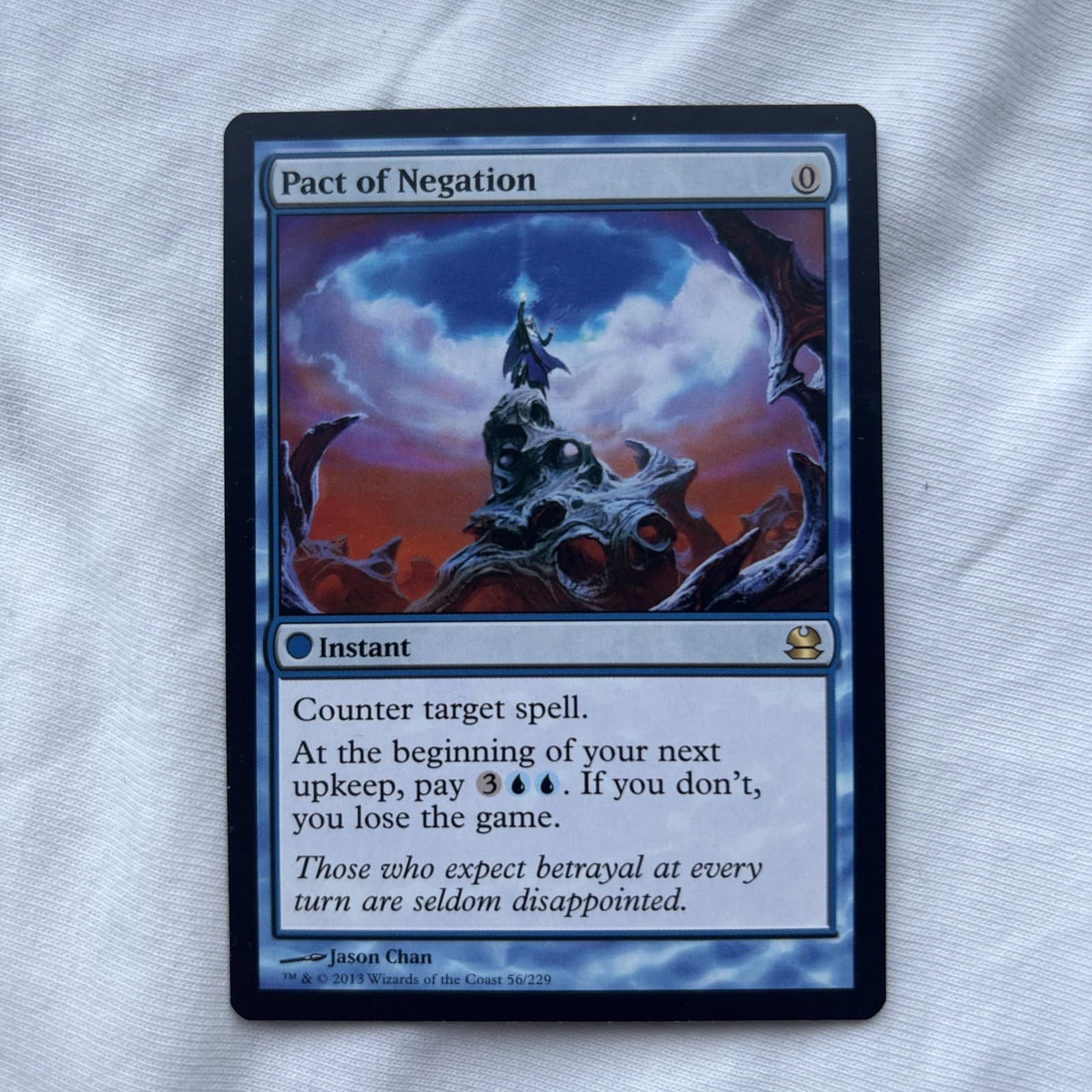 Listing photo for Magic The Gathering Pact of Negation Modern Masters Rare Card Near Mint MTG