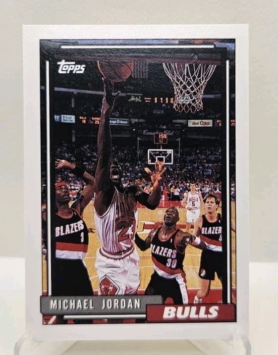 Listing photo for Topps 1992 Michael Jordan Chicago Bulls Base Set #41 NBA Basketball Card
