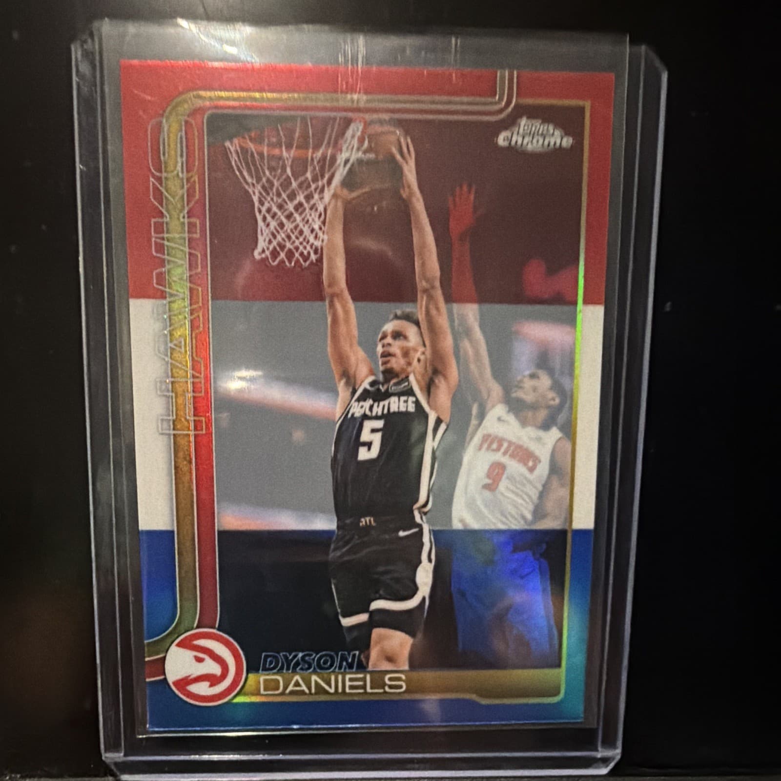 Listing photo for Topps Chrome Dyson Daniels Atlanta Hawks #59 2024-25 NBA Basketball Card