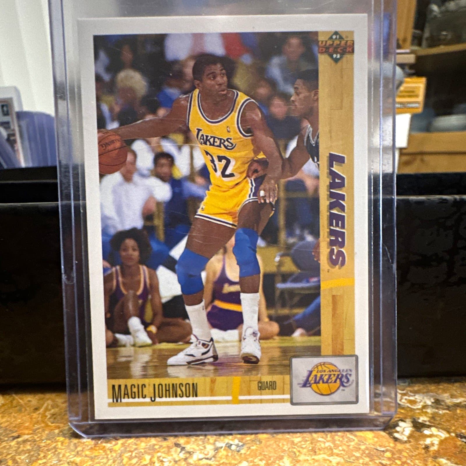 Listing photo for Upper Deck 1991-92 Magic Johnson Los Angeles Lakers Base Set #45 NBA Card