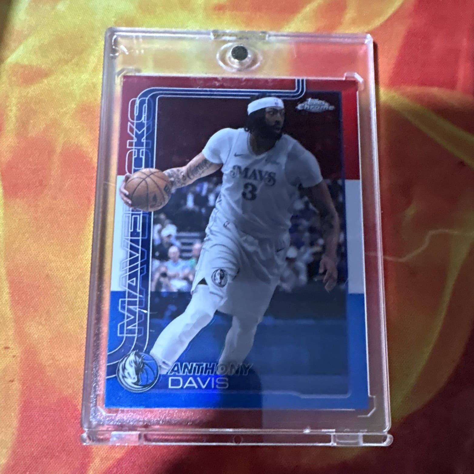 Listing photo for Topps Chrome 2024 Anthony Davis Mavericks Base Set #96 NBA Basketball Card
