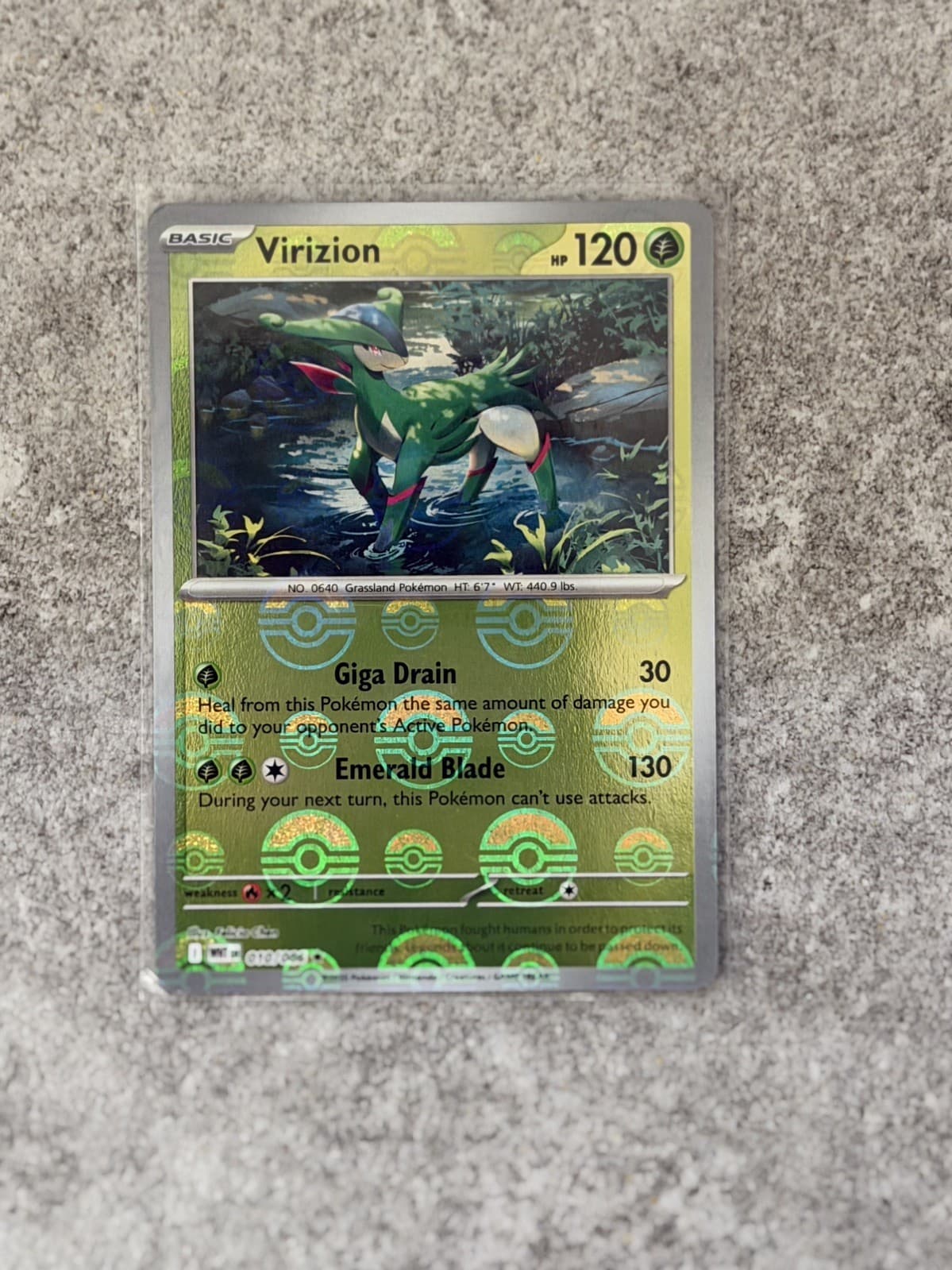 Listing photo for Virizion 010/086 Pokeball Holo White Flare Pokemon Card TCG NM