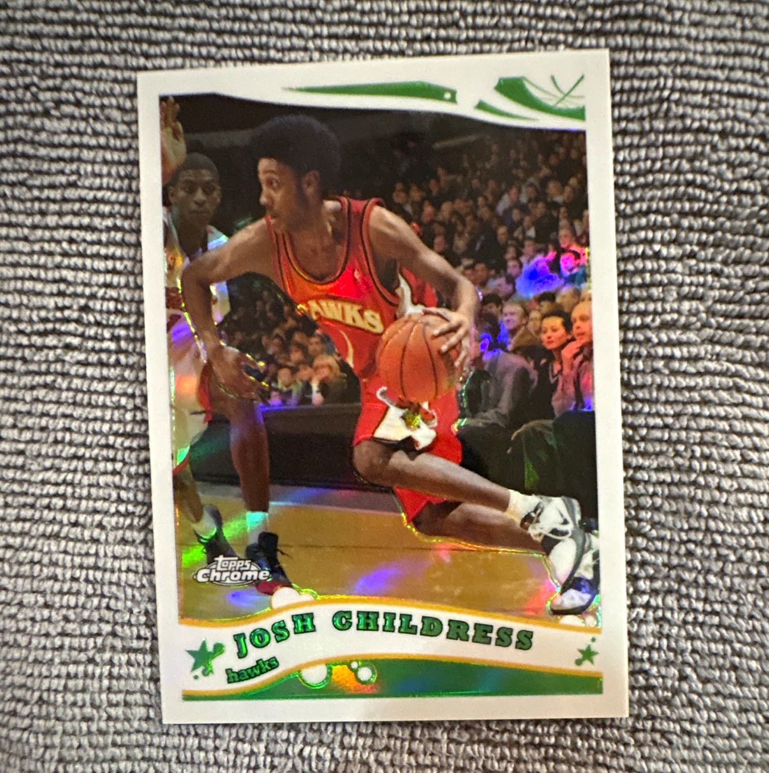 Listing photo for Topps Chrome 2005-06 Josh Childress #35 Refractor /999 Atlanta Hawks NBA Card