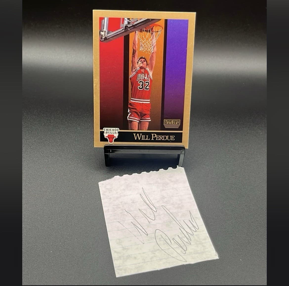 Listing photo for SkyBox 1990-91 Will Perdue #45 Chicago Bulls NBA Basketball Trading Card