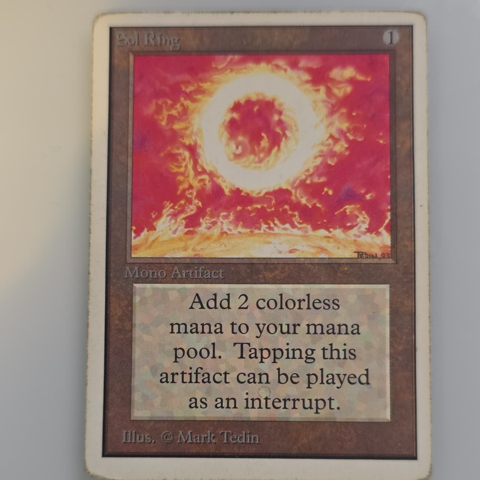 Listing photo for Wizards of the Coast Sol Ring - Unlimited Edition 1993 Artifact Uncommon Regular