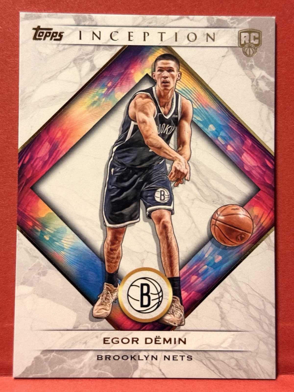 Listing photo for Topps 2026 Inception Egor DΓ«min Rookie #38 Brooklyn Nets NBA Basketball Card