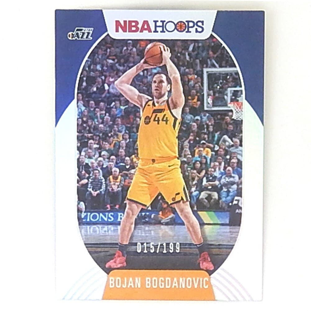 Listing photo for 2020-21 Panini NBA Hoops Bojan Bogdanovic Utah Jazz Silver /199 Card #17