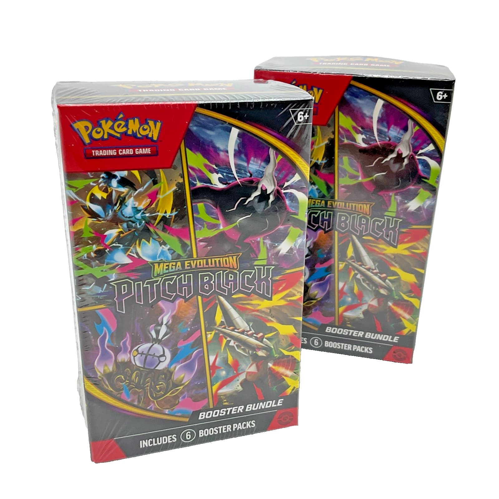 Listing photo for Lot of (2) Pokemon TCG Pitch Black Booster Bundles SEALED