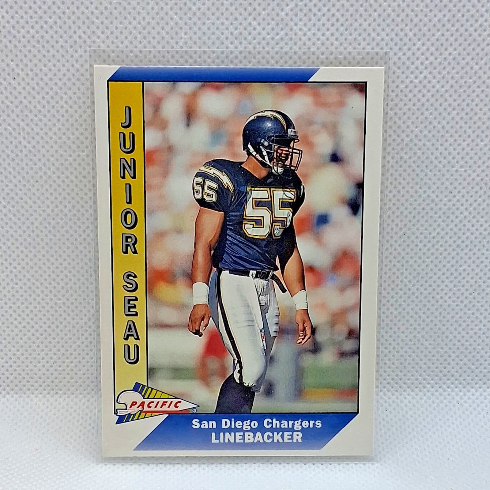 Listing photo for 1991 Pacific #451 Junior Seau San Diego Chargers NFL Football Card
