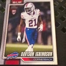 Listing photo for Panini Rookie Davison Igbinosun Buffalo Bills NFL Football Trading Card RC