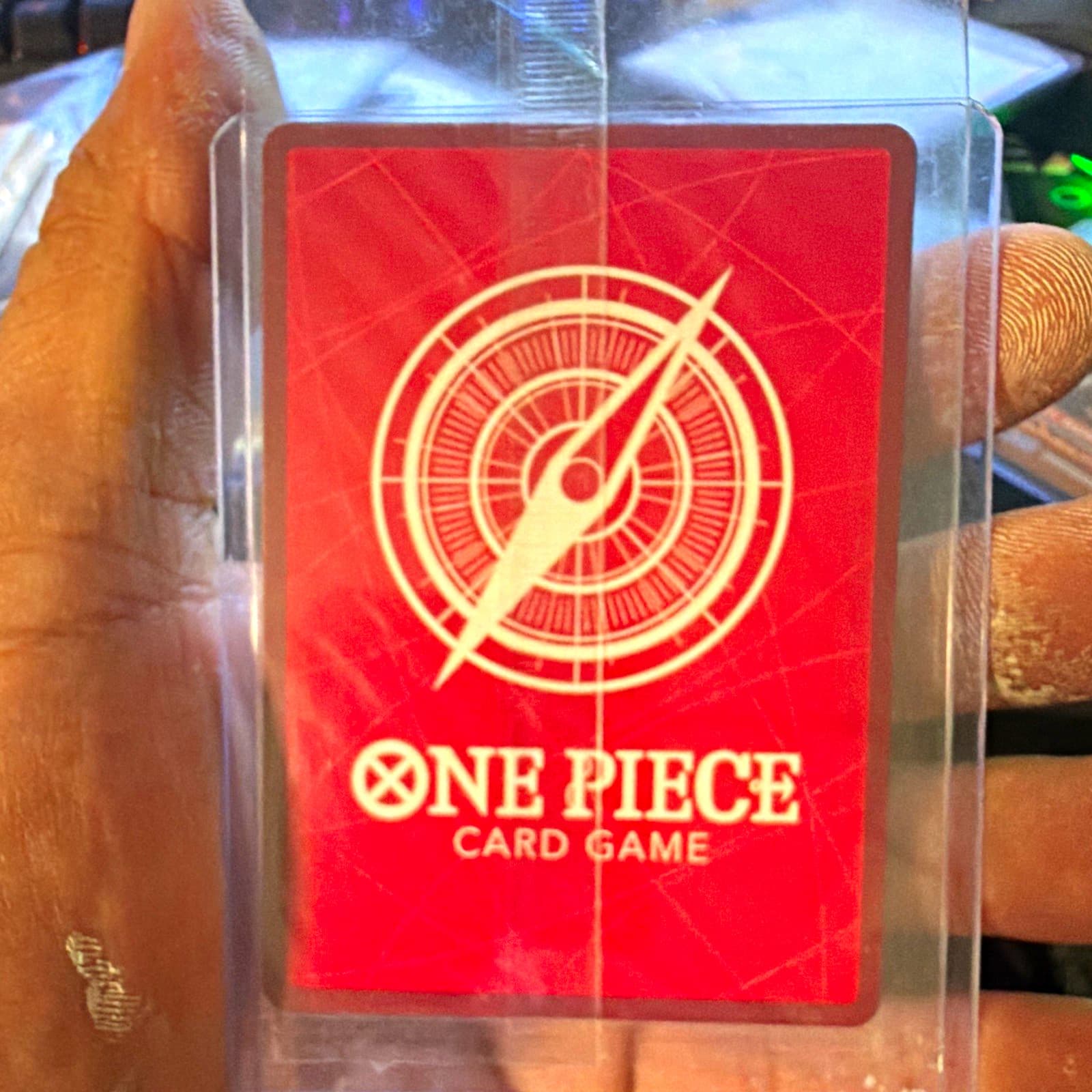 Listing photo for Bandai One Piece Card Game Monkey D. Luffy 1000th Anniversary Promo Holo EN