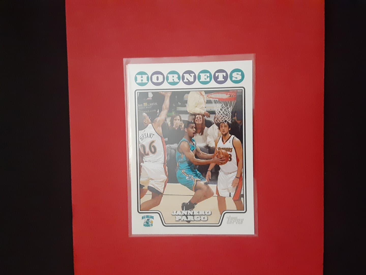 Listing photo for JANNERO PARGO N.O HORNETS 2008 Topps Basketball NBA Card #81 NM-MTπ₯ππ₯