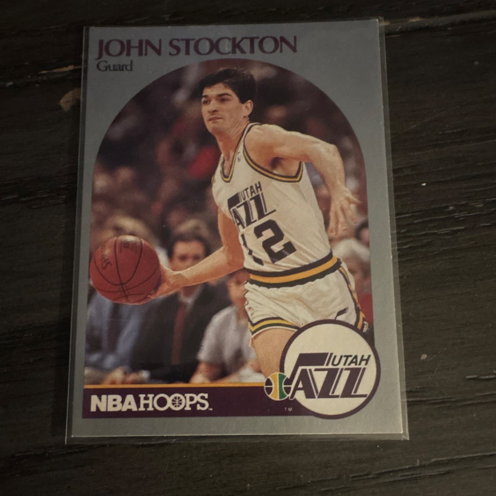 Listing photo for NBA Hoops 1990-91 John Stockton #294 Utah Jazz Basketball Card Base Set