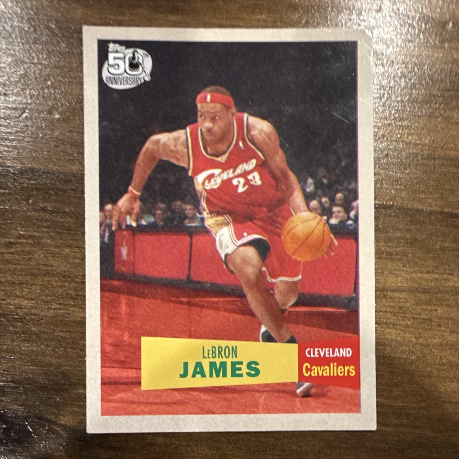 Listing photo for Topps 2007-08 LeBron James #23 Cleveland Cavaliers NBA Basketball Card