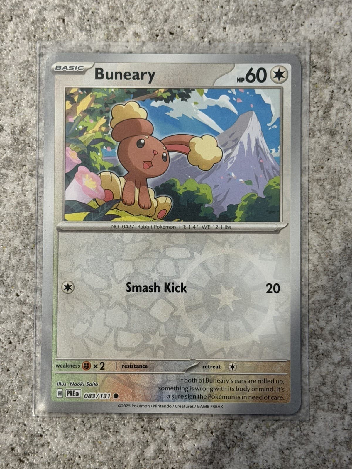 Listing photo for Buneary 083/131 Prismatic Evolutions Regular Pokemon TCG Card