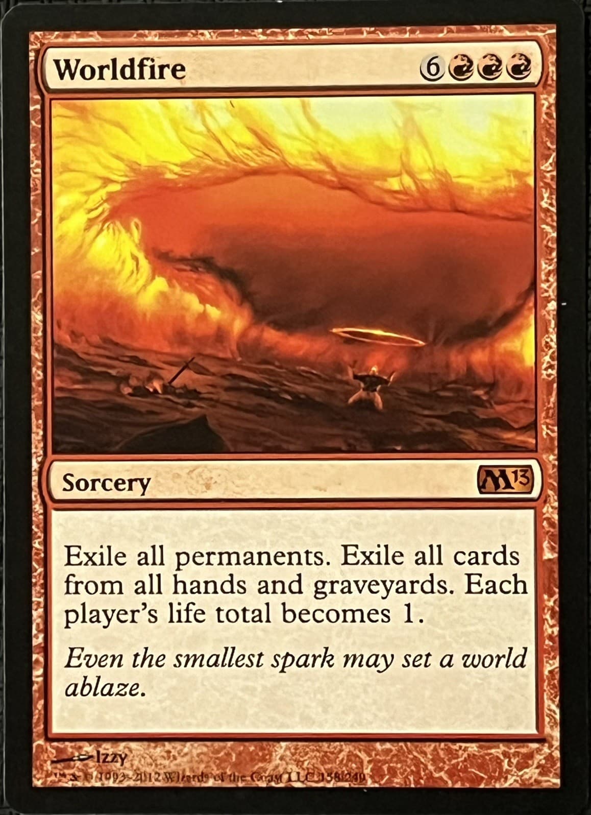 Listing photo for Worldfire - Magic M13 - MTG Magic - LP - Mythic Rare