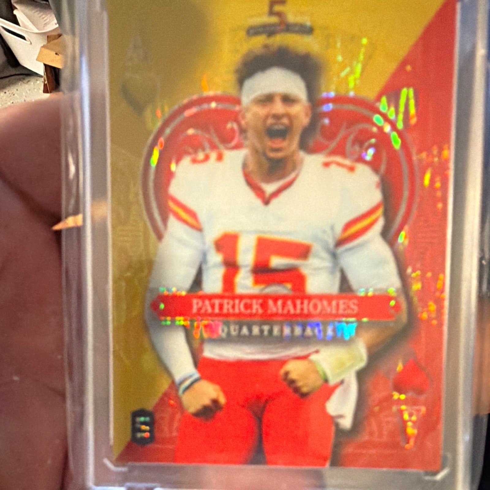 Listing photo for Panini Patrick Mahomes Kansas City Chiefs Quarterback Insert Card #15 NFL