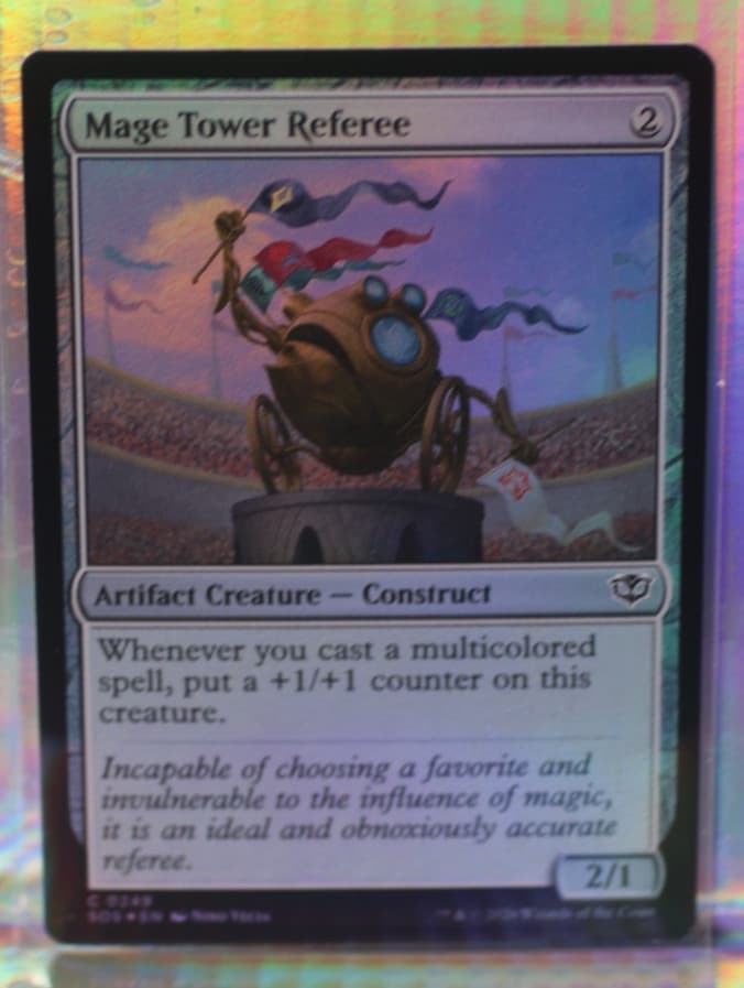 Listing photo for Mtg 1x Mage Tower Referee Foil Secrets of Strixhaven Magic the Gathering card