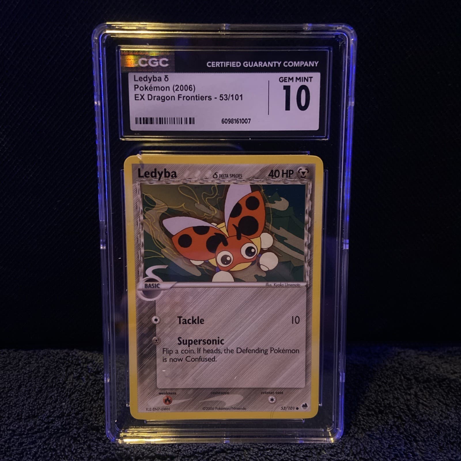 Listing photo for ‼️🔥POP 34🔥‼️CGC GEM MINT 10 Ledyba - ENGLISH DELTA SPECIES (2006)