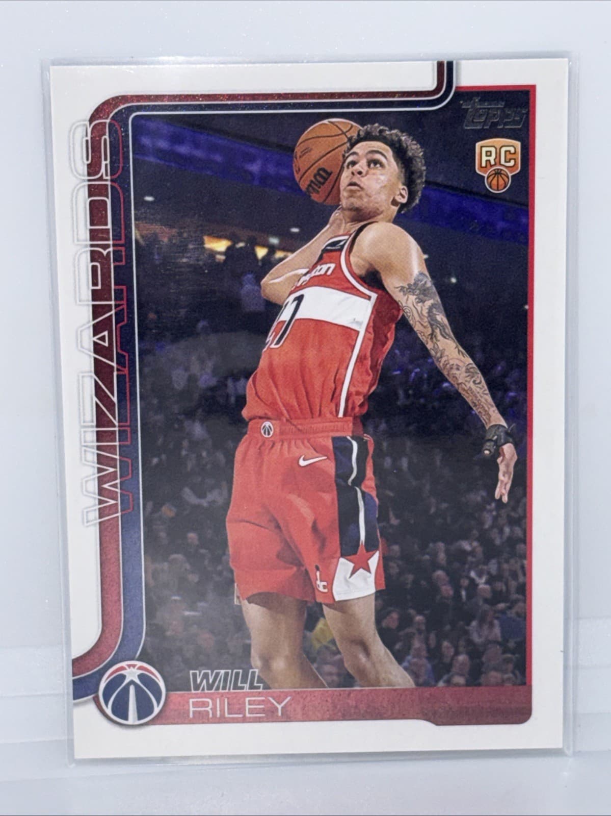 Listing photo for Will Riley Rookie RC 2025/26 Topps NBA Basketball Flagship Card #221 Wizards