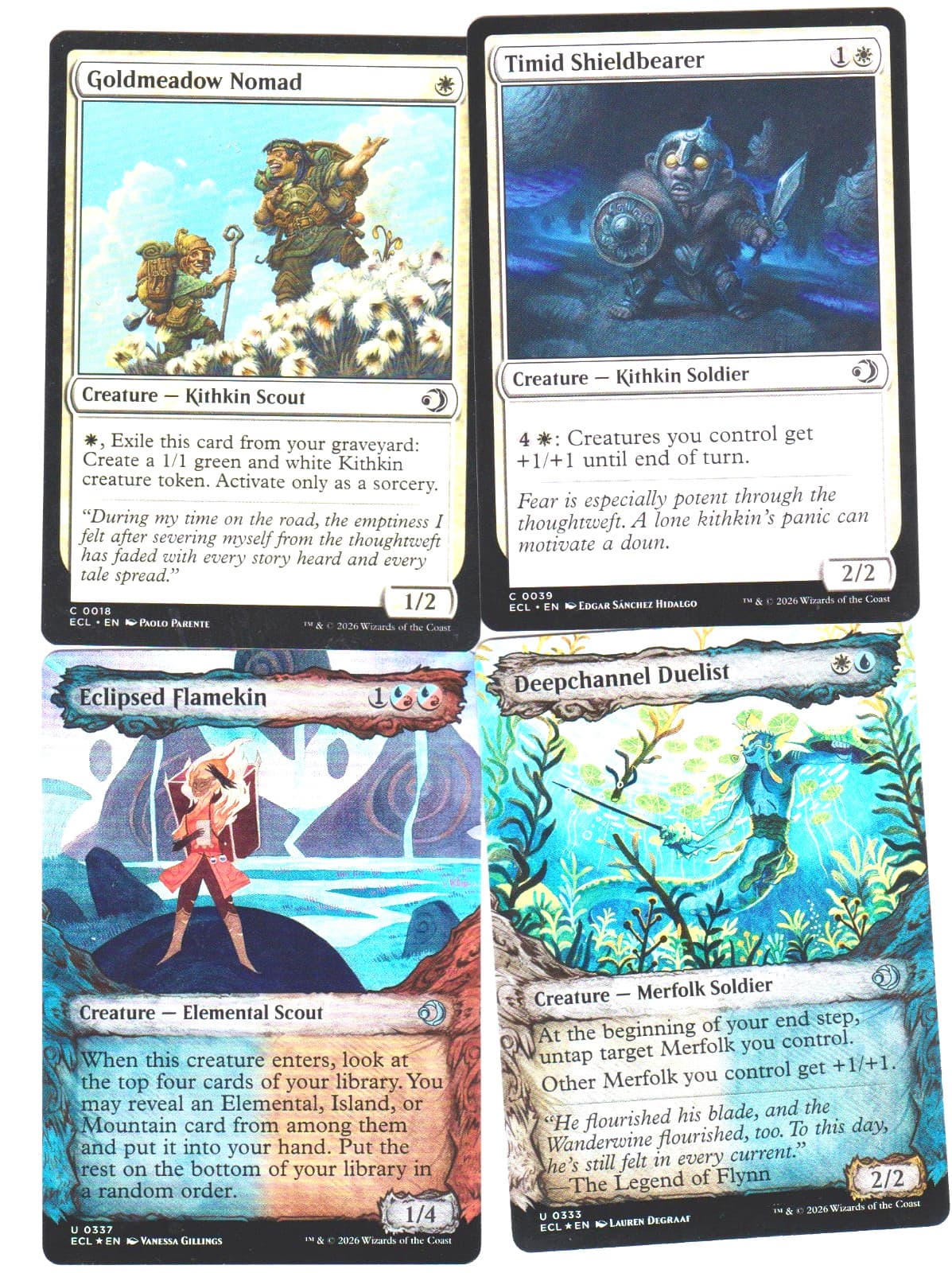 Listing photo for KITHKIM- MERFOLK-DECK 40 CARDS -LORWYN ECLIPSED NEW N-MINT MTG MAGIC FOIL SS-18