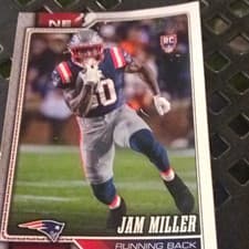 Listing photo for Jam Miller Rookie New England Patriots NFL Football Sports Trading Card