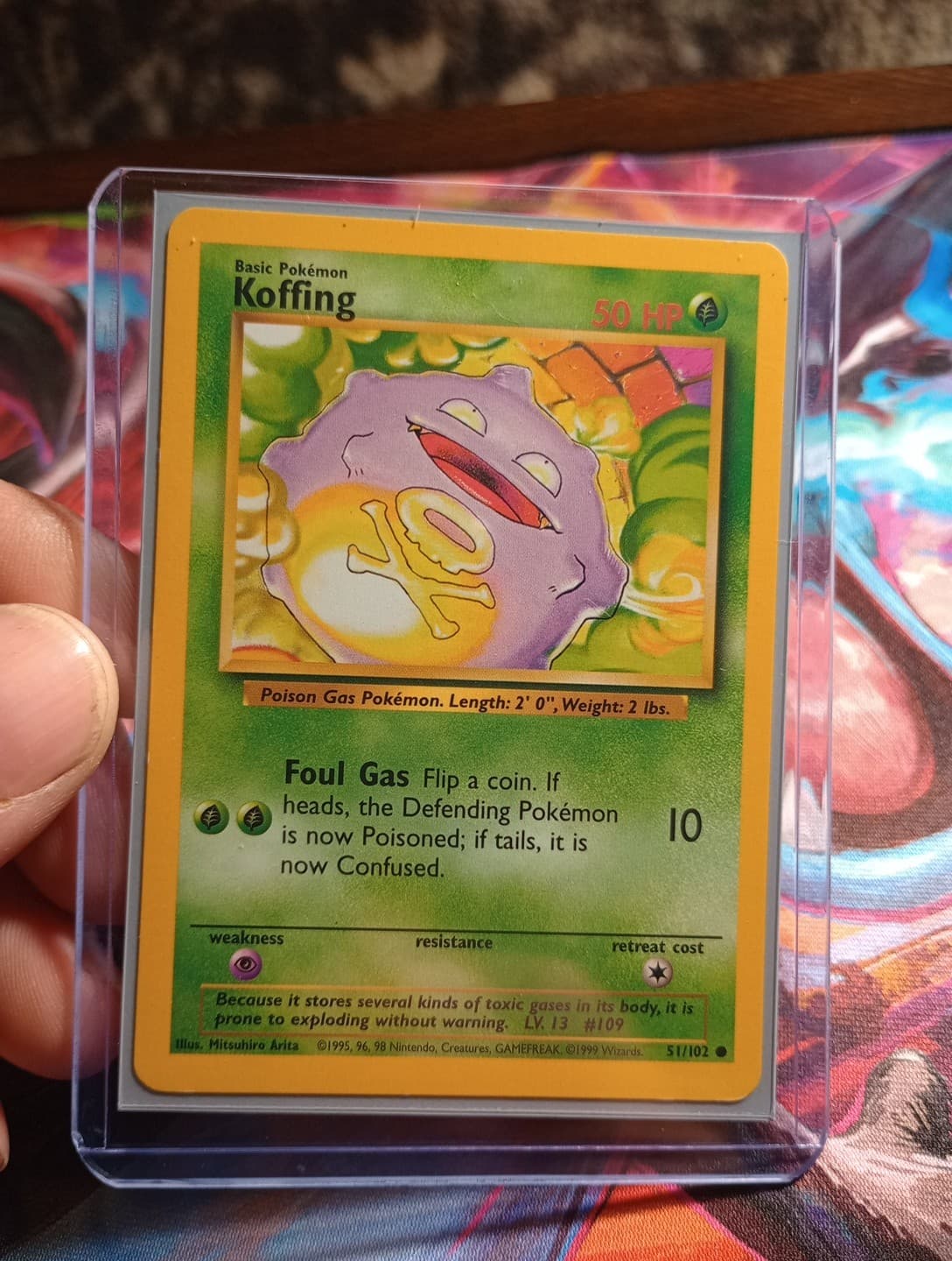 Listing photo for Koffing 051/102 - Base Set Normal - PTCG