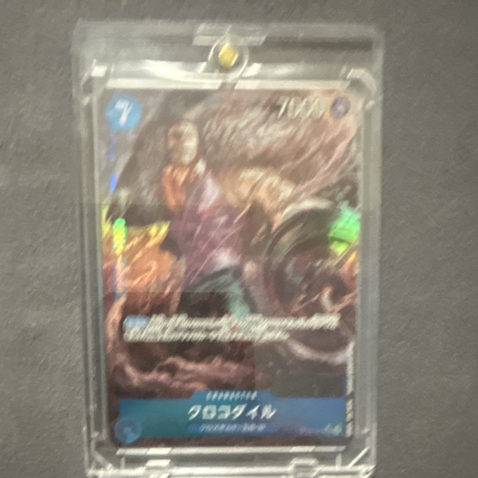 Listing photo for ONE PIECE Card Game Crocodile Character Japanese Alt Art Foil R 7000