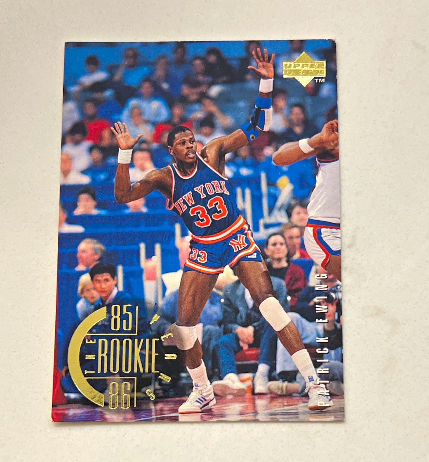 Listing photo for Upper Deck 1985-86 Patrick Ewing Rookie New York Knicks NBA Basketball Card