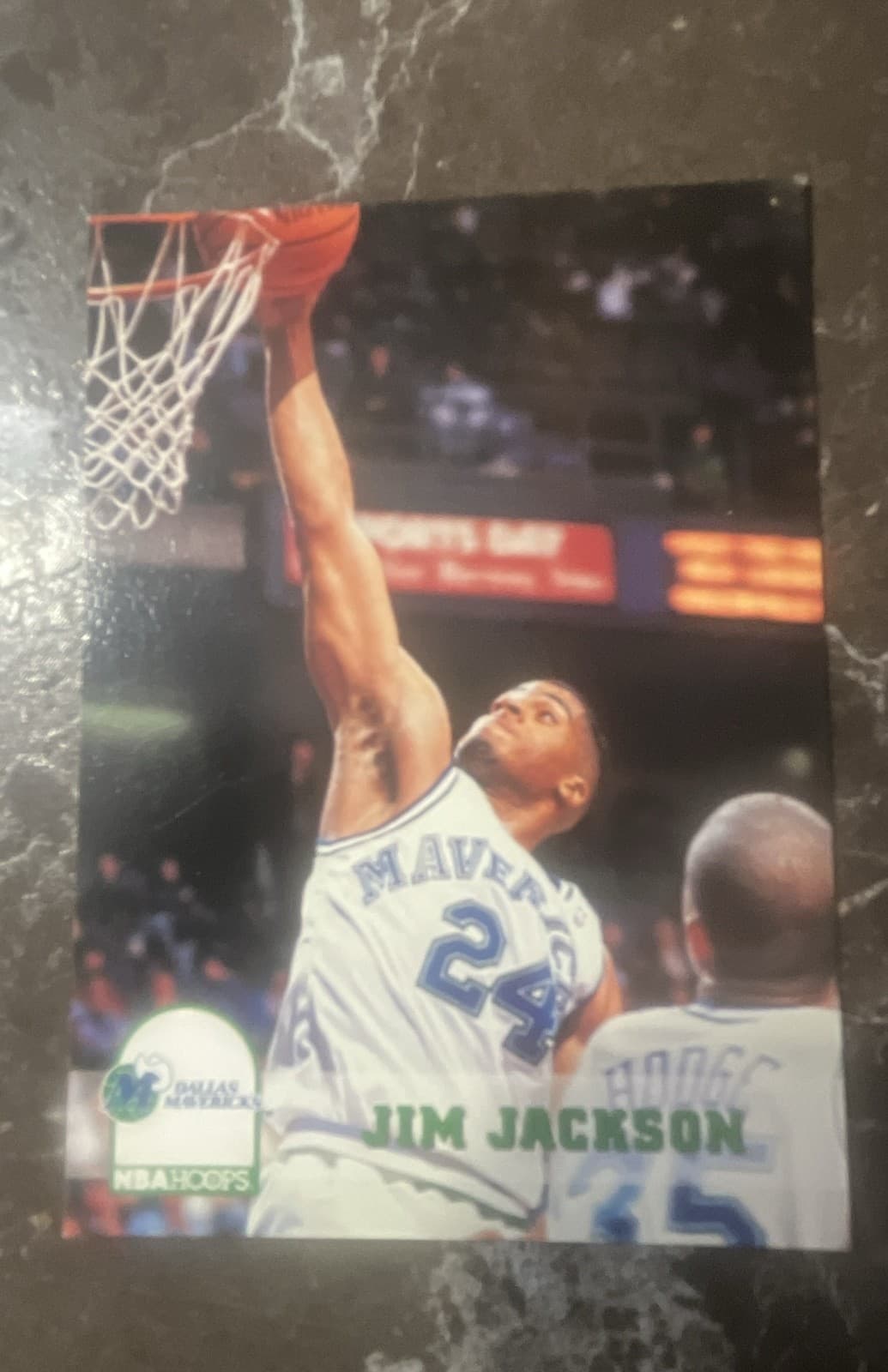 Listing photo for 1993-94 NBA Hoops - Jim Jackson #48 Error card