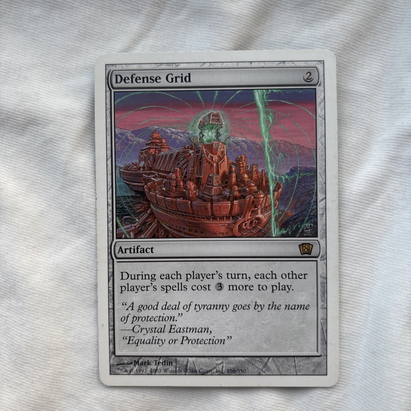 Listing photo for Magic The Gathering Defense Grid 8th Edition MTG Rare Card Near Mint Commander