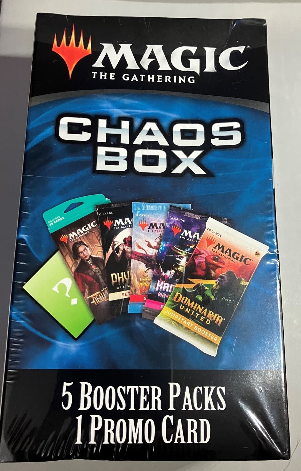 Listing photo for MAGIC THE GATHERING MTG CHAOS BOX FACTORY SEALED BOX 5 BOOSTER + 1 PROMO CARD