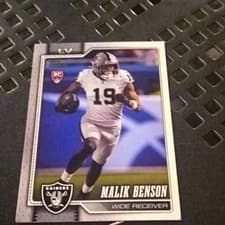 Listing photo for Panini Prestige Rookie Malik Benson Las Vegas Raiders NFL Football Card LV