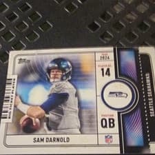 Listing photo for Topps 2026 Sam Darnold Seattle Seahawks Rookie NFL Football Card #14