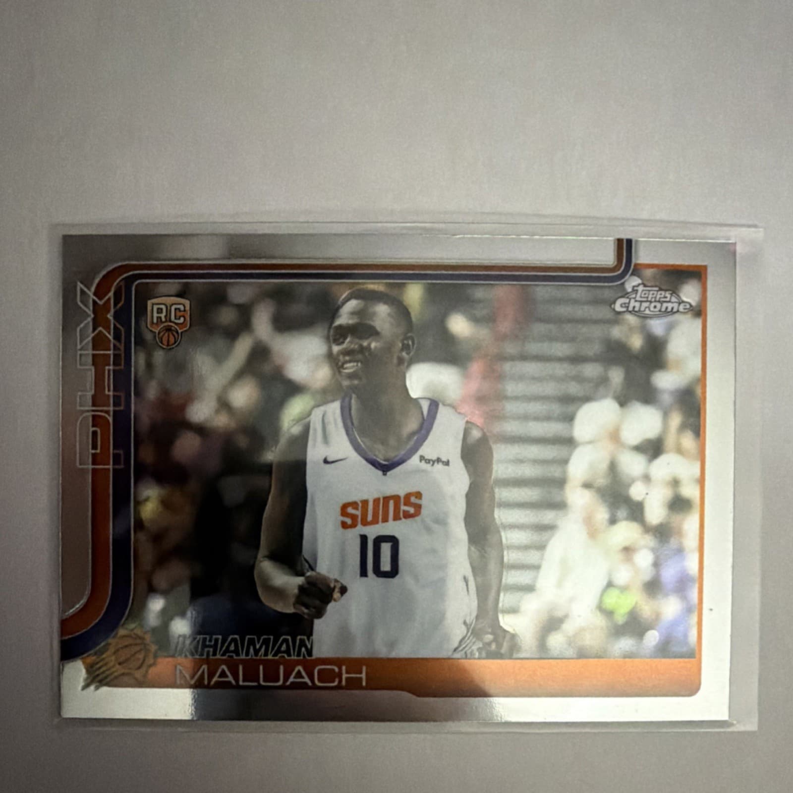 Listing photo for π₯Topps 2025-26 Chrome Khaman Maluach #260 Phoenix Suns Rookie Card NBAπ₯