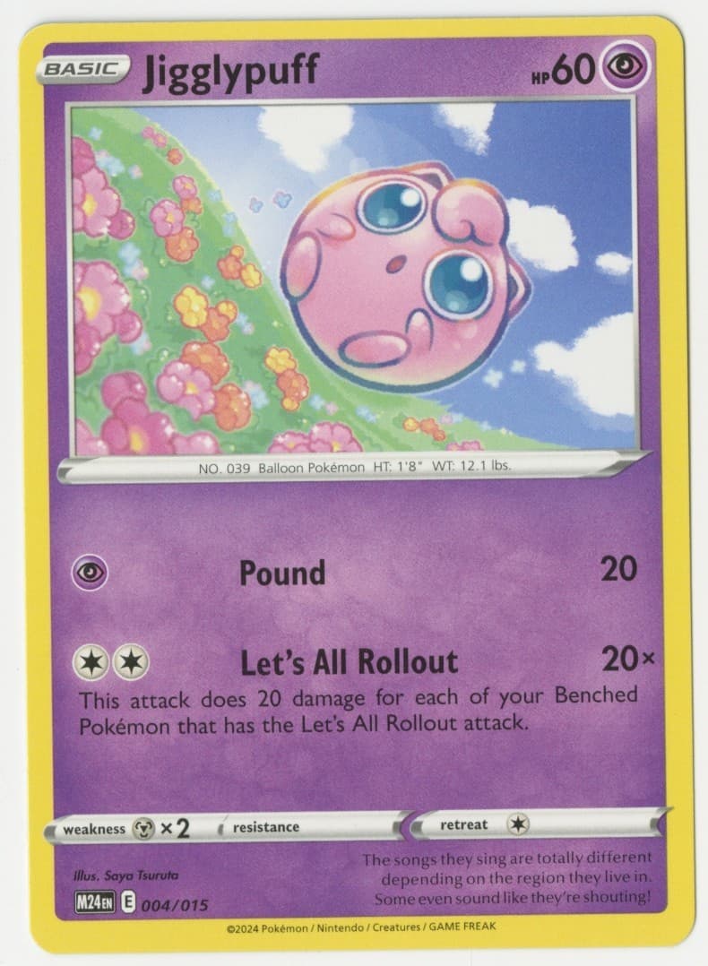 Listing photo for Pokémon - Jigglypuff (McDonald's Collection 2024 promo card - 004/015)