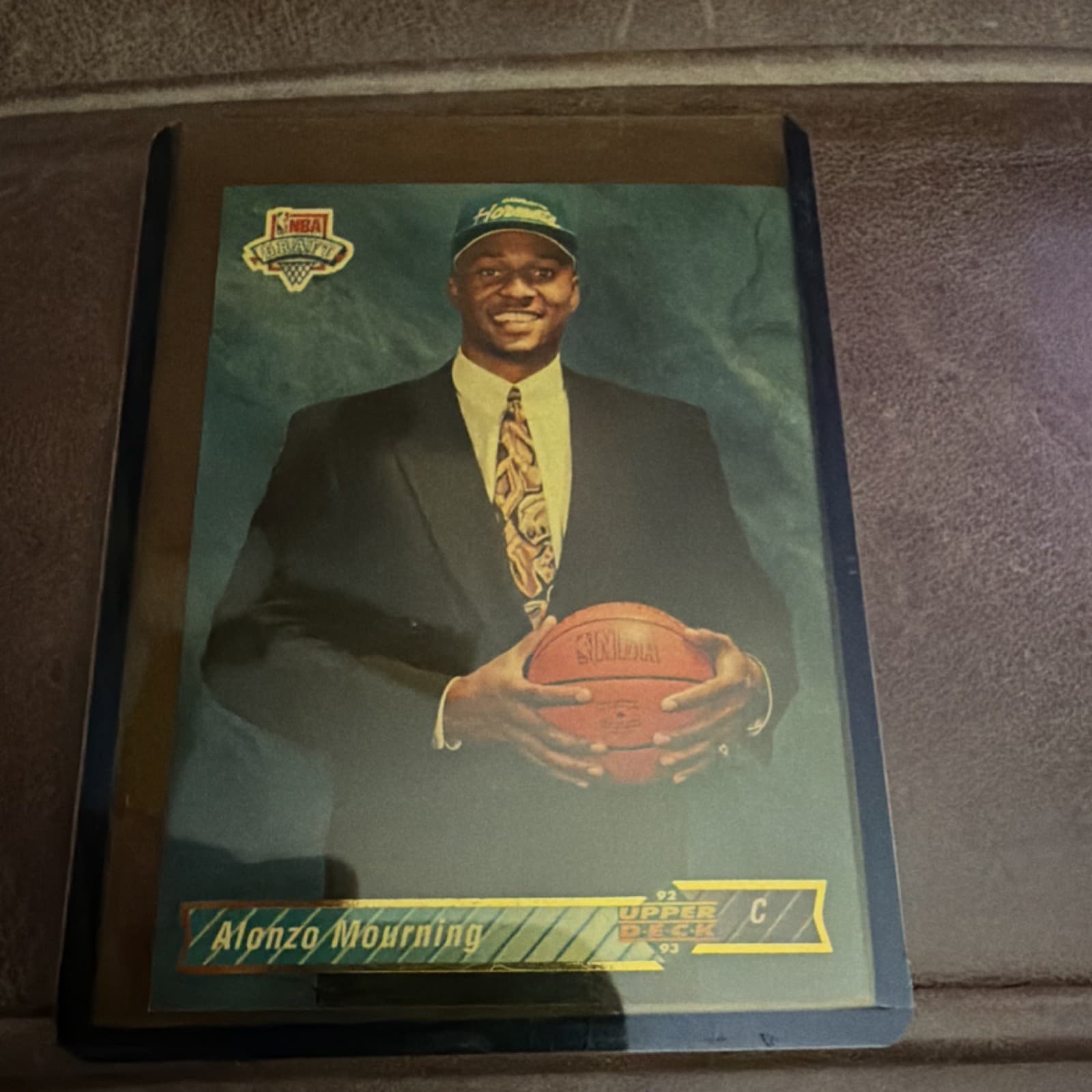 Listing photo for π₯Upper Deck 1992-93 Alonzo Mourning #2 Charlotte Hornets NBA Card Rookie Cardπ₯