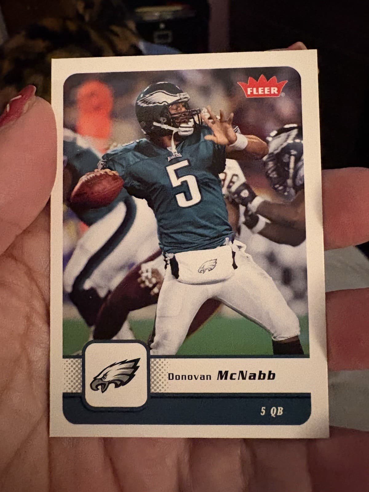 Listing photo for FLEER 2006 Donovan McNabb Philadelphia Eagles #73 Base Set NFL Card