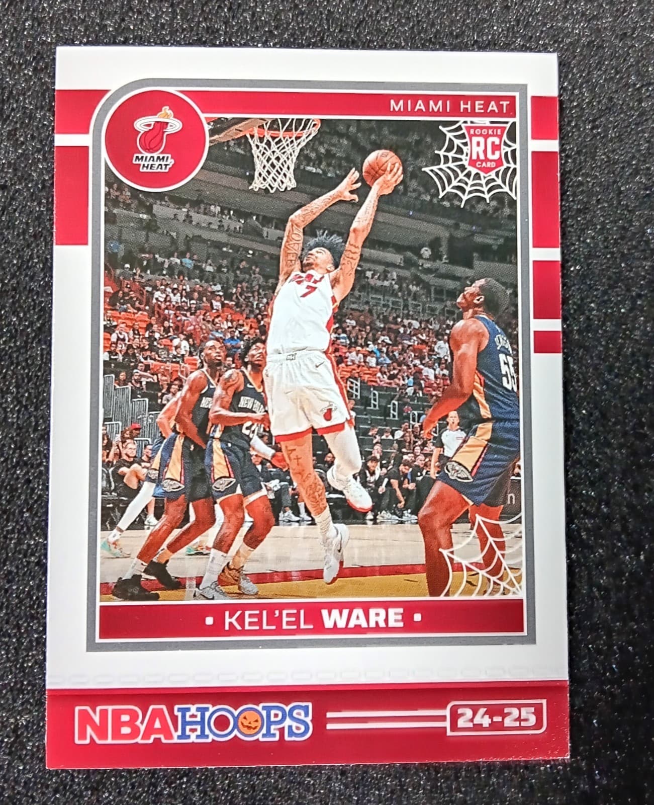 Listing photo for Panini 2024-25 NBA Hoops Kel'el Ware RC Rookie Miami Heat Basketball Card