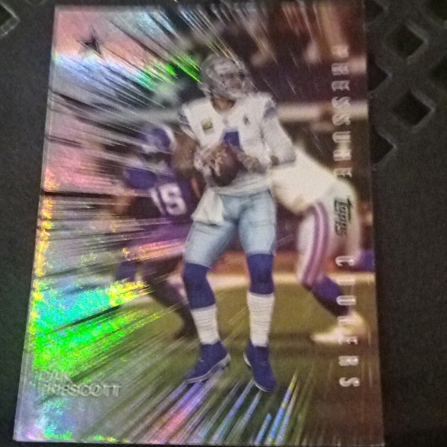 Listing photo for Topps Platinum Players High Pressure Insert Dak Prescott Cowboys NFL Card DP-6