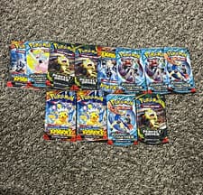 Listing photo for Pokémon TCG Journey Together/Perfect Order 12 Booster Packs 10 Cards