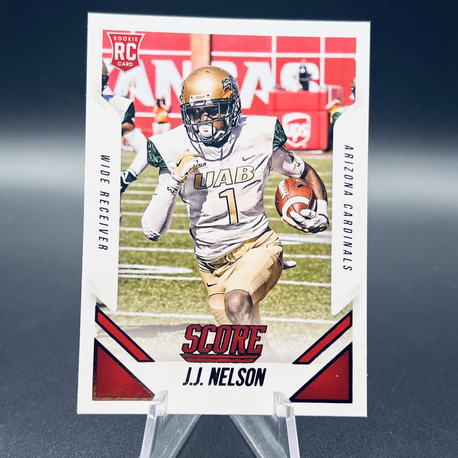 Listing photo for 2015 Score - Rookie J.J. Nelson #430 (RC) Cardinals Raiders NFL Card