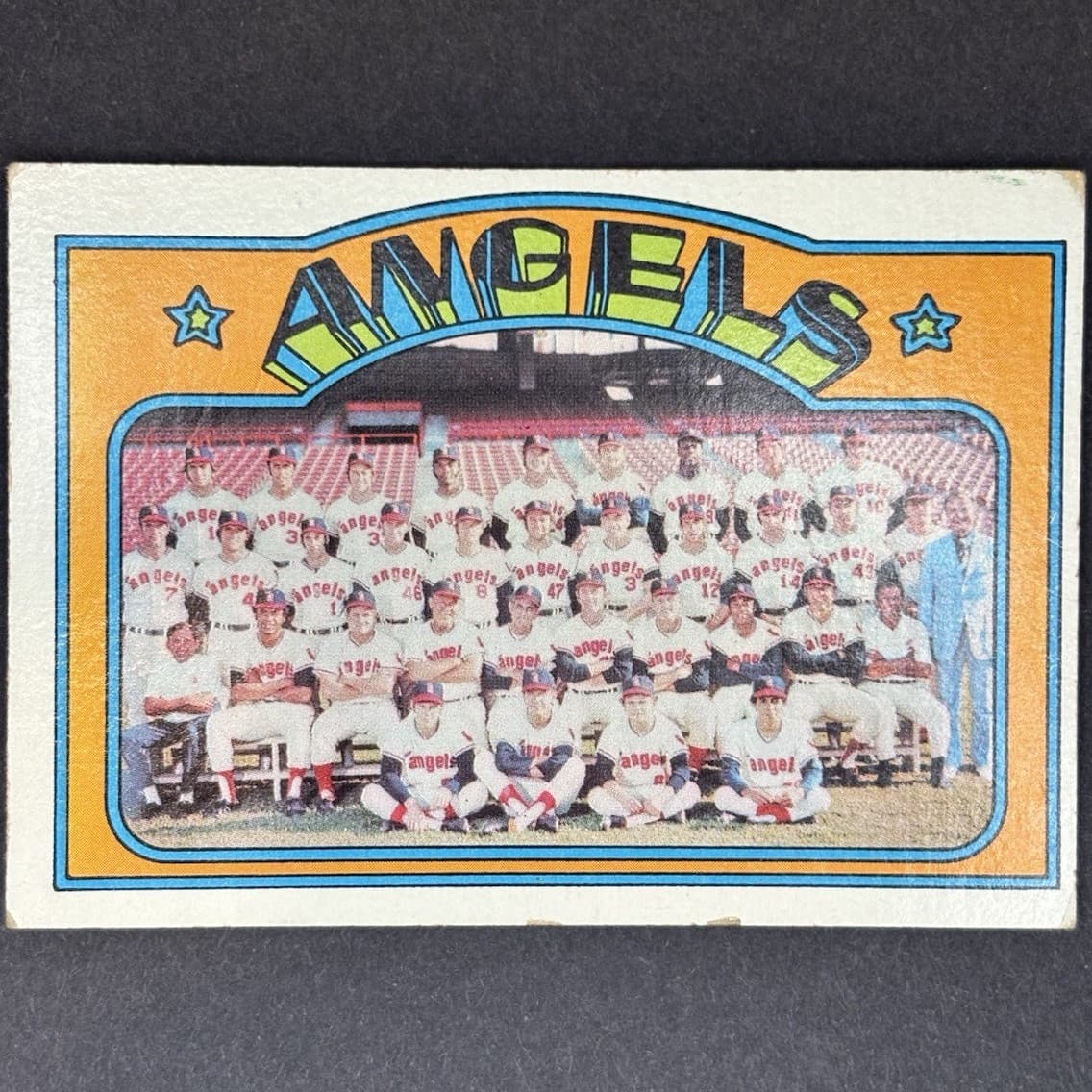 Listing photo for Topps California Angels Angels Team Records #71 Team Card MLB Baseball Card